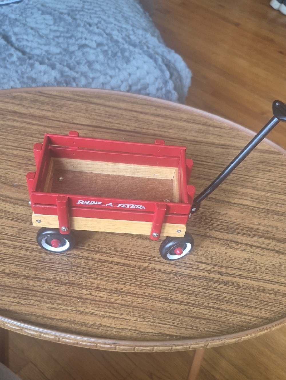 Radio Flyer Red Wood Pull Wagon for Kids